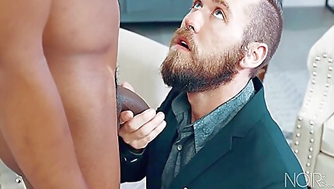 Mas tim on a sexy brunette