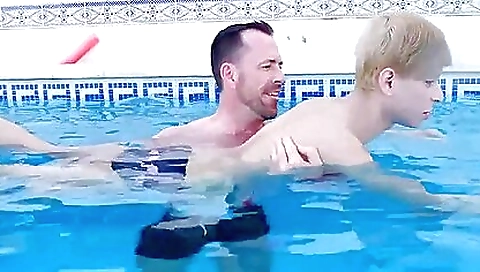 Hawt sweetheart takes on two guys