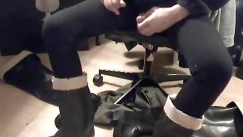 Sexy brunette hair with a large cock