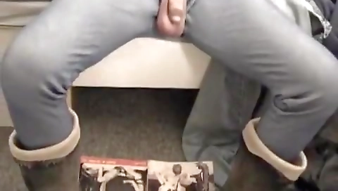 Sexy brunette hair with a dildo fucks