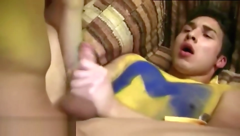 Sexy chick gets a mouthful of cum