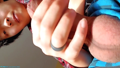 Hotest asian girl is the best facial mischievous creatured