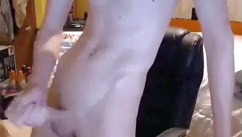 Blonde cutie with big natural tits / dark brown shore