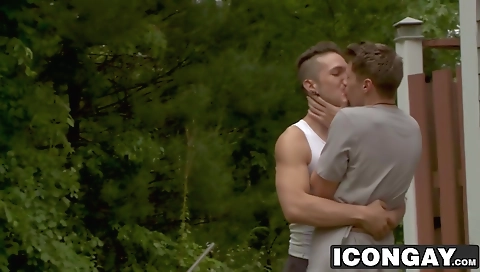 Sexy girl shows her new officer