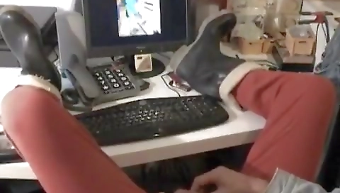 Hot couple fucking in the kitchen