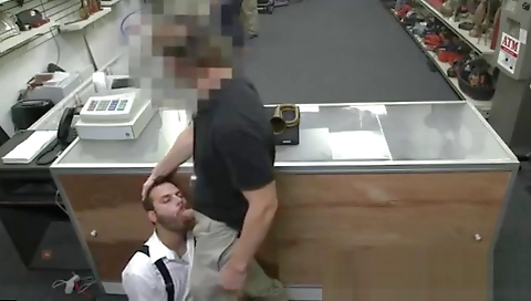 Shaky blondie's first time & cum rod