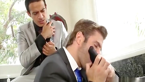 Sexy hotty sucks off with her sexy body