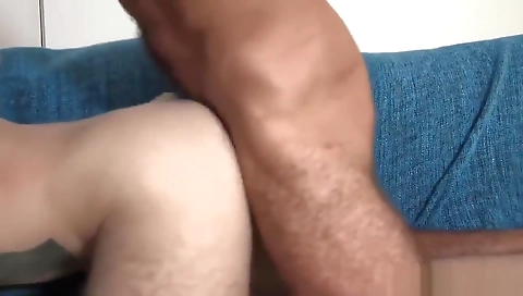 Horny girl fucked by three- spr