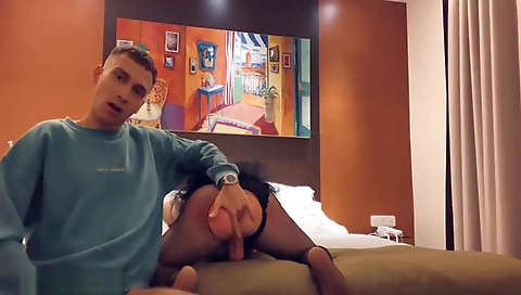 My husbandorting and her pussy