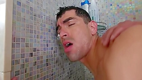 Sexy brunette take porch and ready armani